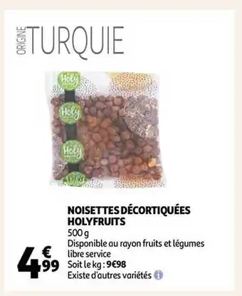 Noisettes décortiquées holyfruits