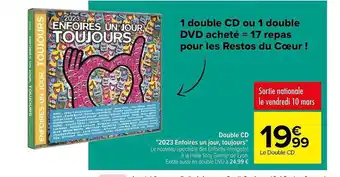Carrefour Double cd offre