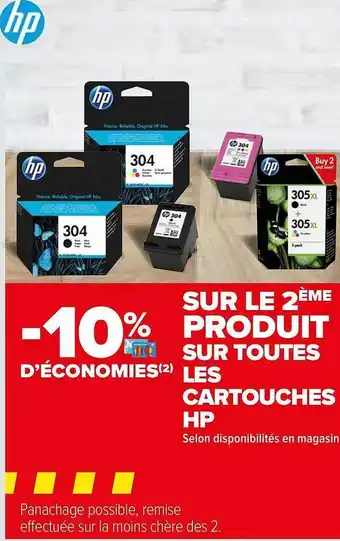 Carrefour Les cartouches hp offre