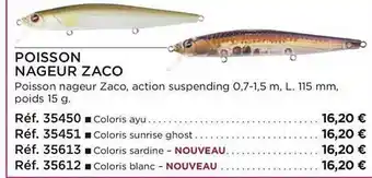 Poisson nageur zaco