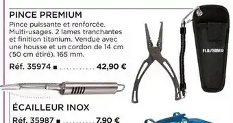 Pince premium, écailleur inox