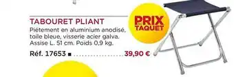 Tabouret pliant