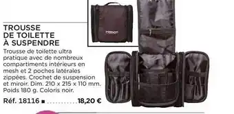 Trousse de toilette à suspendre
