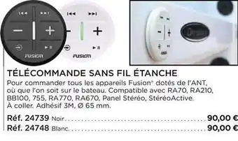 Télécommande sans fil étanche