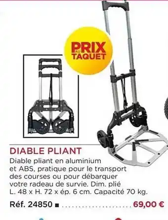 Diable pliant