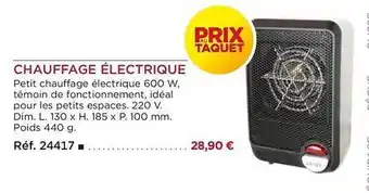 Chauffage électrique