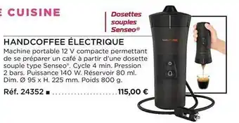 Handcoffee électrique