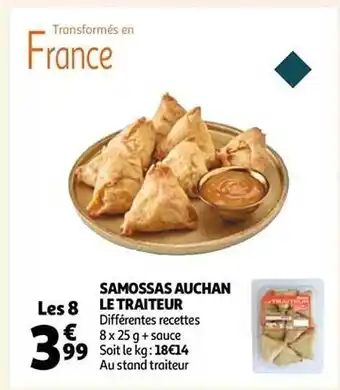 Auchan Samossas auchan le traiteur offre