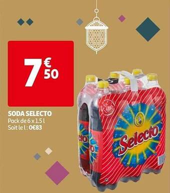 Auchan Soda selecto offre