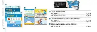Uship Coaching voile, l'indispensable du plaisancier, découvrons la vie à bord ! offre