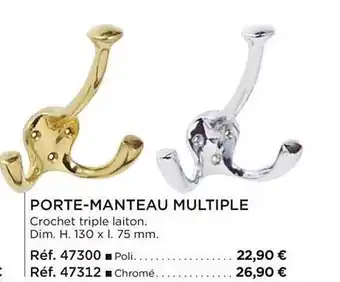 Porte-manteau multiple