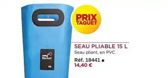 Seau pliable 15l