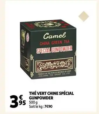 Auchan Thé vert chine spécial gunpowder offre