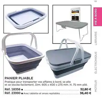 Panier pliable
