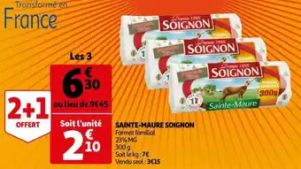 Auchan Sainte-maure soignon offre