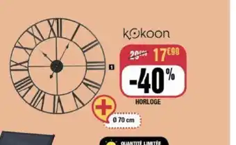 La Foir'Fouille Horloge offre
