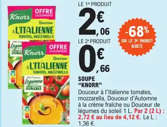 E.Leclerc Soupe "Knorr" offre