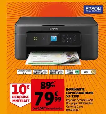 Auchan Imprimante expression home xt-3205 offre
