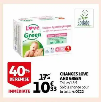 Changes love and green