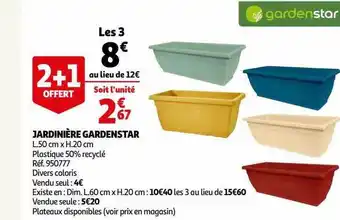 Auchan Jardinière gardenstar offre