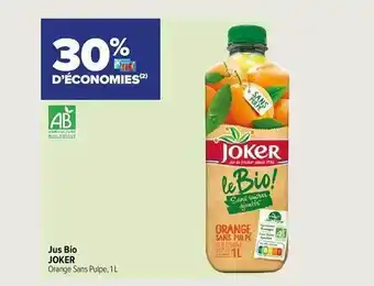 Carrefour Contact Jus bio joker offre
