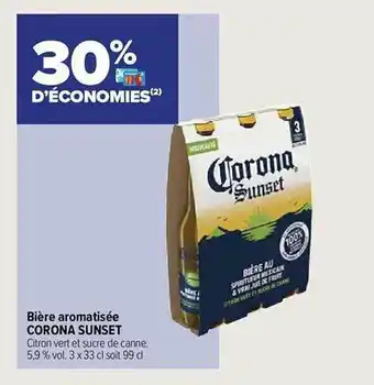 BiÚre aromatisée corona sunset