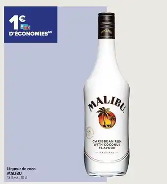 Liqueur de coco malibu