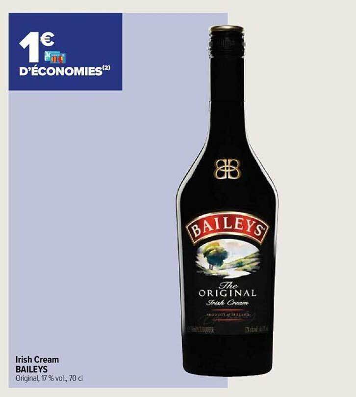 Promo Irish cream baileys chez Carrefour Contact