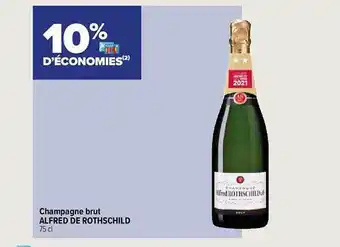 Champagne brut alfred de rothschild
