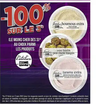 Produits l'atelier blini