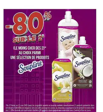 Casino Supermarchés Produits soupline offre