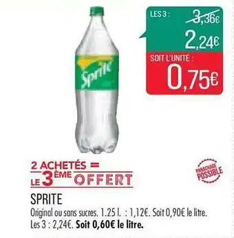 Match Sprite offre