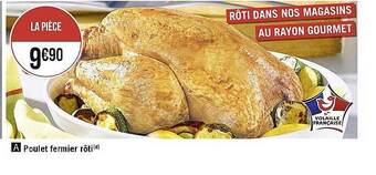 Casino Supermarchés Poulet fermier rôti offre