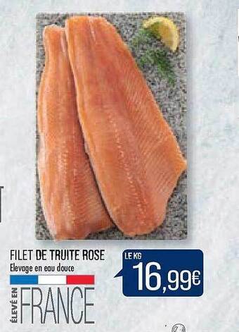 Match Filet de truite rose offre