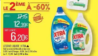 Match Lessive liquide x-tra offre