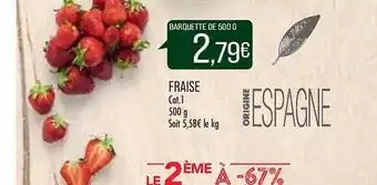Match Fraise offre