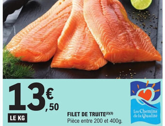 E.Leclerc Filet De Truite offre