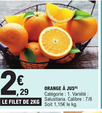 E.Leclerc Orange à Jus offre