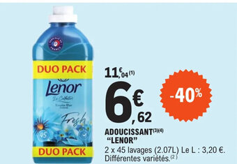 E.Leclerc Adoucissant "Lenor" offre