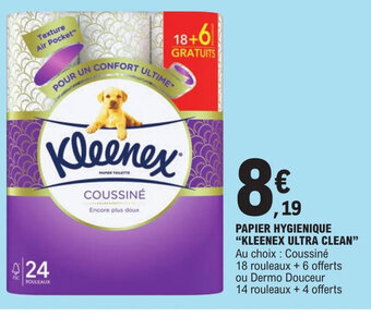 Papier Hygienique "Kleenex Ultra Clean"