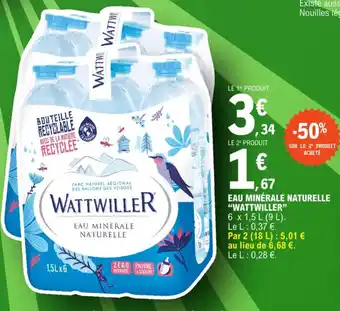 E.Leclerc Eau minérale naturelle "WATTWILLER" offre