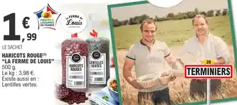 E.Leclerc Haricots rouge "LA FERME DE LOUIS" offre