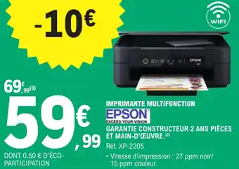 E.Leclerc Imprimante multifonction offre