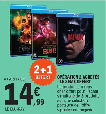 E.Leclerc Opération 2 achetés - le 3ème offert offre