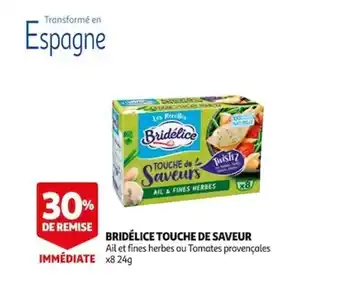 Auchan Bridélice touche de saveur offre