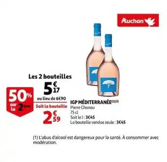 Auchan IGP méditerranée offre