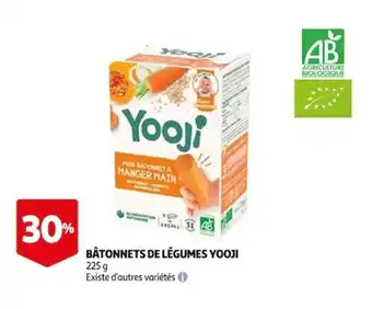 Auchan Bâtonnets de légumes YOOJI offre