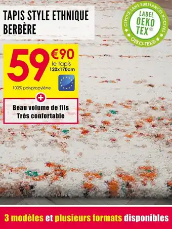 Décor Discount Tapis style ethnique berbère offre