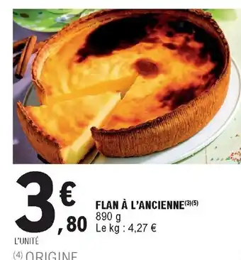 E.Leclerc Flan à l'ancienne offre