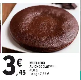 E.Leclerc Moelleux au chocolat offre